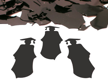 Graduate Silhouette Confetti